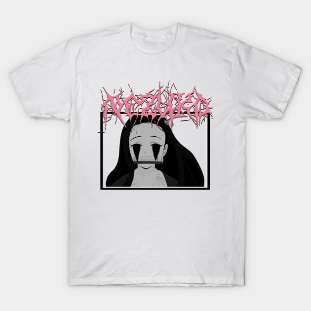 Nezuko - Death Metal T-Shirt by ClayMoore